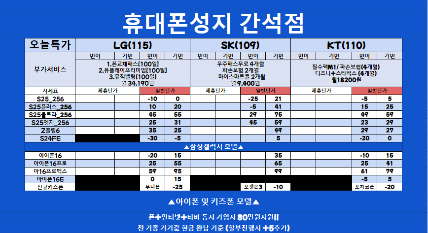 [인천] 남동구 간석동 S25 깔끔하게 조건 다 적혀있는곳 ! 비싼부가XX