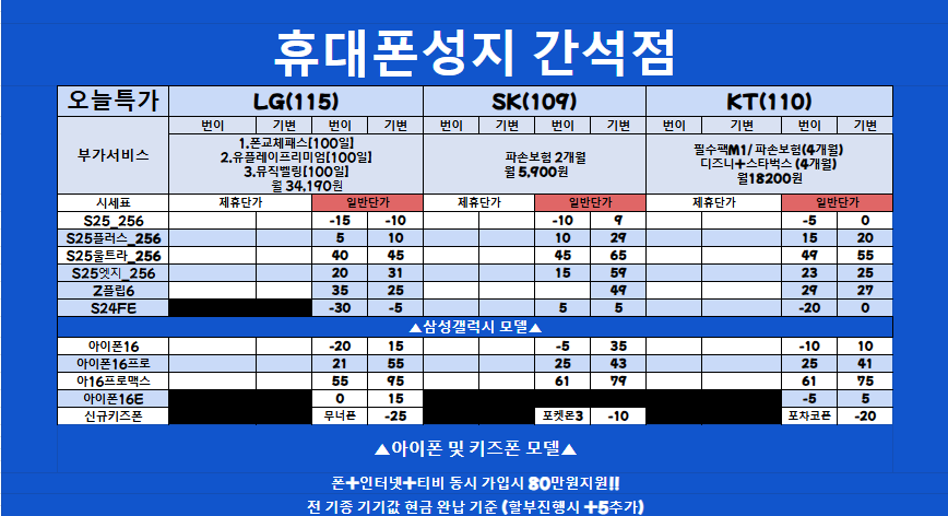 [인천] 남동구 간석동 S25 깔끔하게 조건 다 적혀있는곳 ! 비싼부가X반납X상조X카드조건X