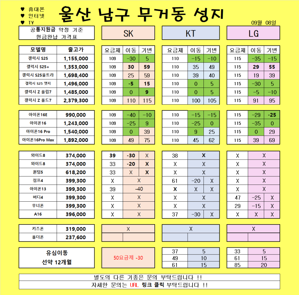 9월 8일 )) 울산 무거동 성지// 보시는 금액 그대로 입니다!!! 말바뀜 절대없음XXX