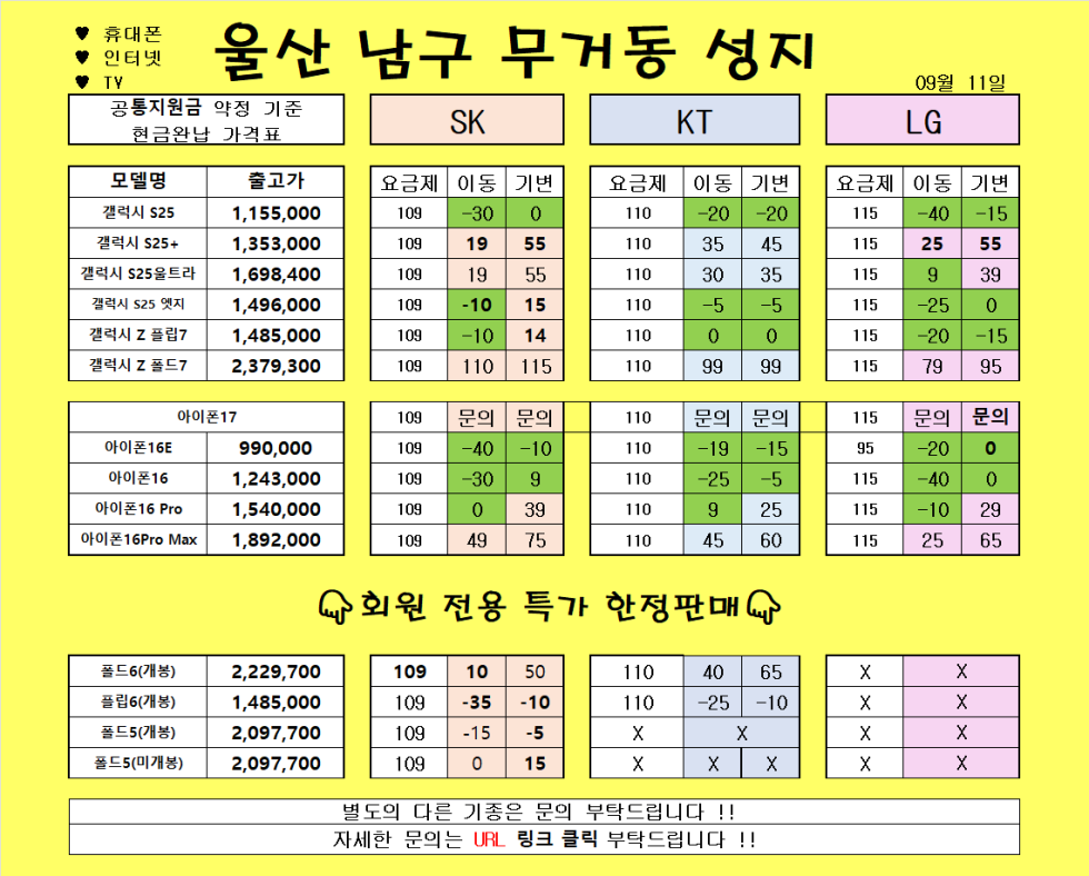 9월 11일 )) 울산 무거동 성지// 보시는 금액 그대로 입니다!!! 말바뀜 절대없음XXX