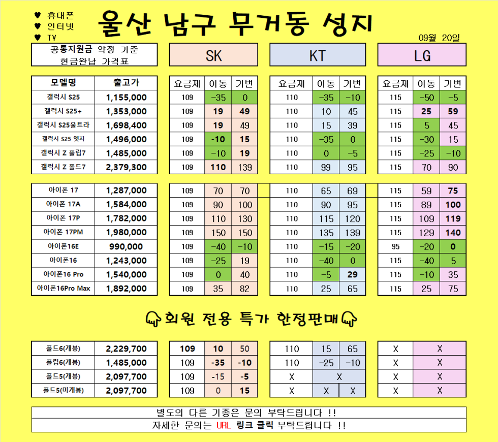 9월 20일 )) 울산 무거동 성지// 보시는 금액 그대로 입니다!!! 말바뀜 절대없음XXX