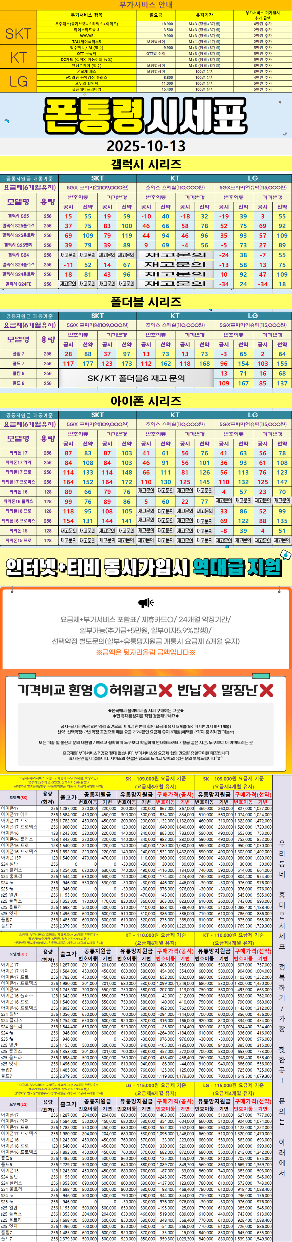 하남- 경기도 하남시 휴대폰성지 시세표(미사동/풍산동/덕풍동/위례동/초이동/초일동/교산동/천현동/하산곡동/창우동/당정동/하사창동/상사창동/감일동/감북동)