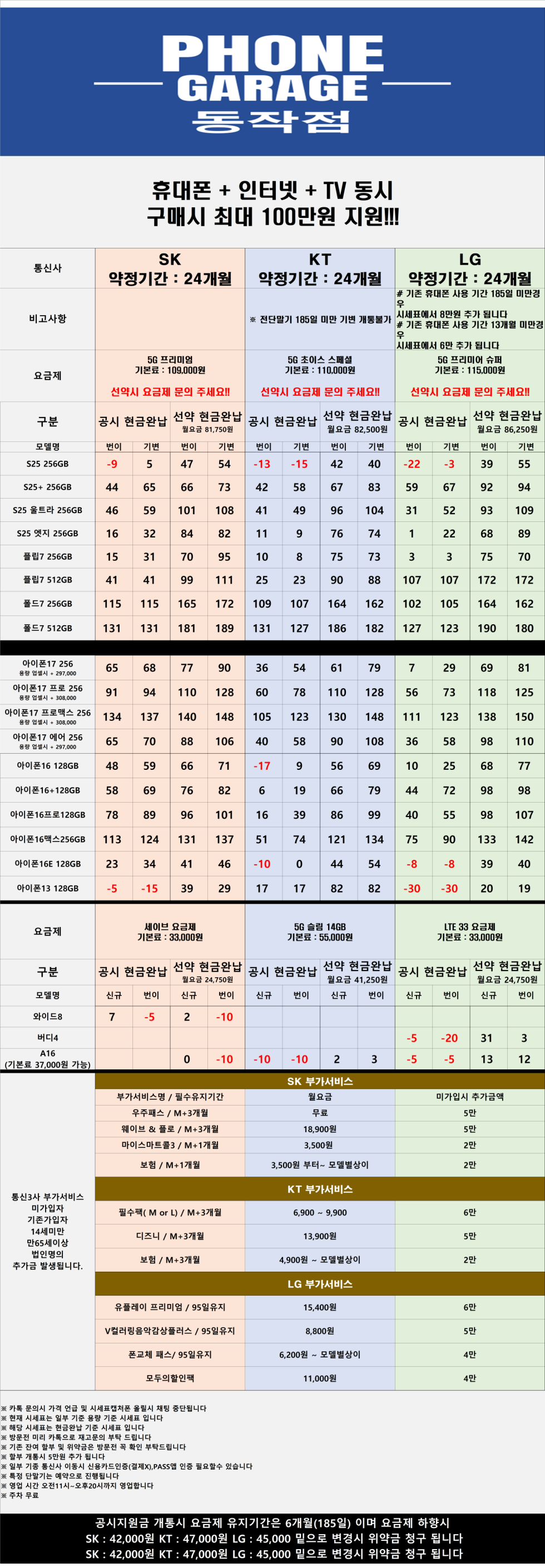 서울 동작 성지 시세표 (시세표대로만 진행~ 말바꿈 절대 없음)