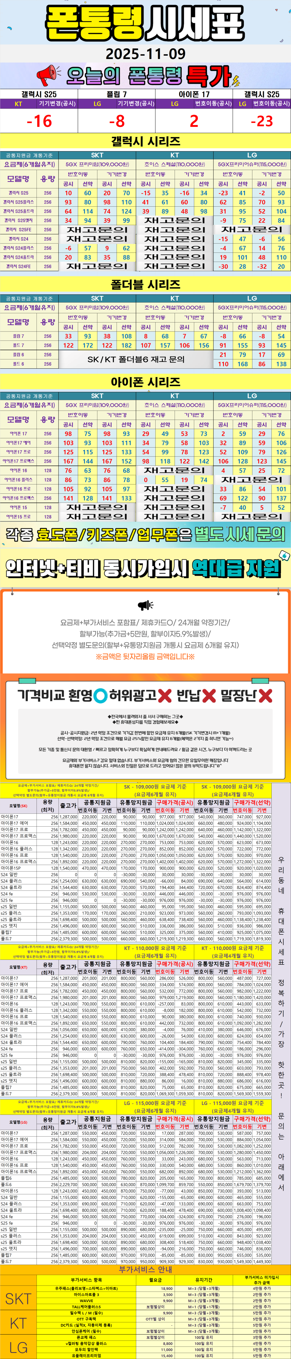 고산- 경기도 의정부시 휴대폰성지 시세표(고산동/산곡동/낙양동/민락동/용현동/장암동/신곡동/금오동/의정부동/자일동/호원동/가능동/녹양동)