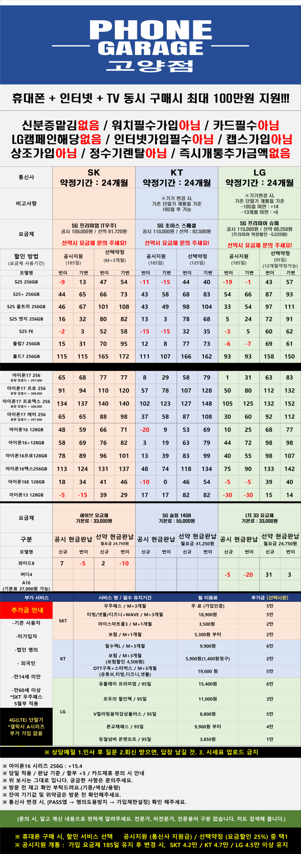 경기 고양 일산 성지 시세표 (시세표대로만 진행~ 말바꿈 절대 없음)