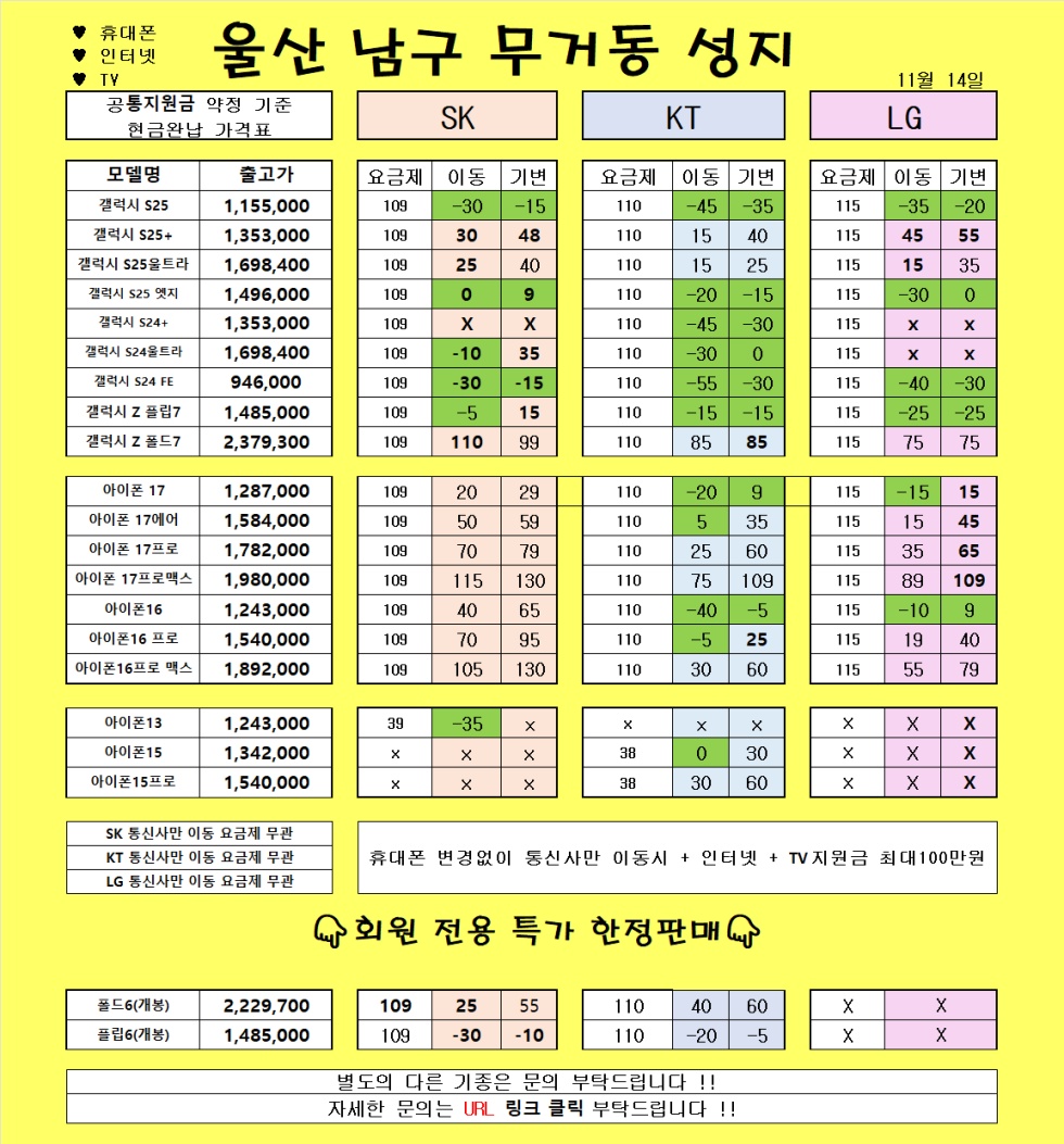 11월14일 )) 울산 무거동 성지 여기보다 싼곳 없습니다ㄱㄱㄱㄱ차비 미쳤습니다ㄱㄱㄱ그냥 시세표 그대로 보고 오시면 됩니다 ㄱㄱㄱㄱㄱㄱㄱㄱㄱㄱㄱㄱㄱㄱ