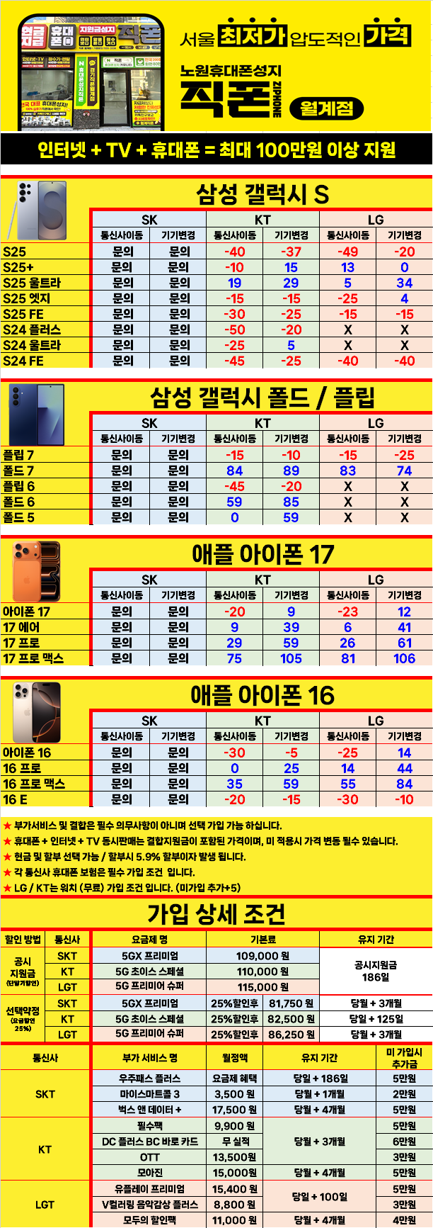 직폰 노원월계점/ 수도권 최저가 / 도어가드X / 소노(대명)X / 캠페인대상X / 기기반납X / 장기할부X / 할부카드X / 주차장완비 / 할부가능/직폰 노원월계점