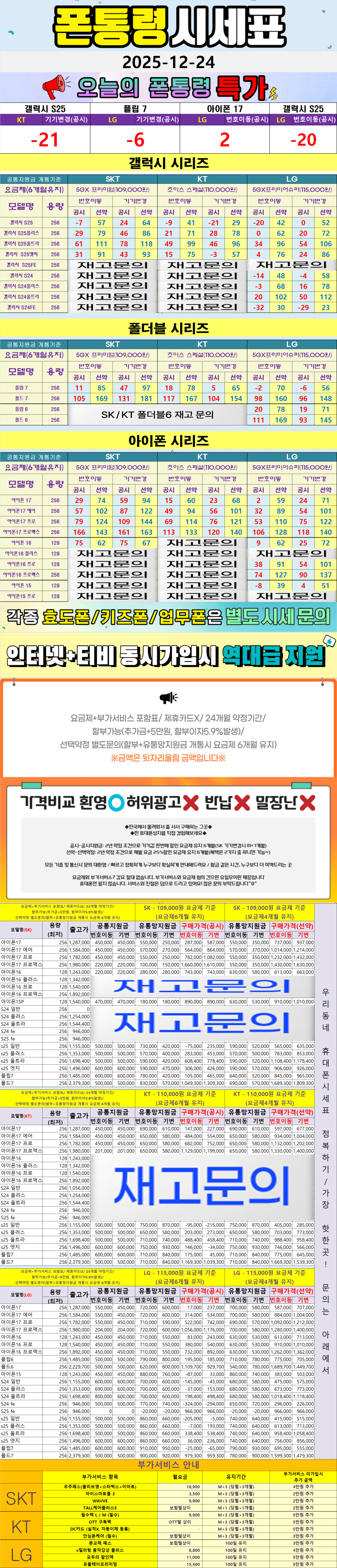 덕소- 경기도 남양주시 휴대폰성지 시세표(와부읍/화도읍/덕소리/월문리/도곡리/팔당리/시우리/진중리/송촌리/삼봉리)