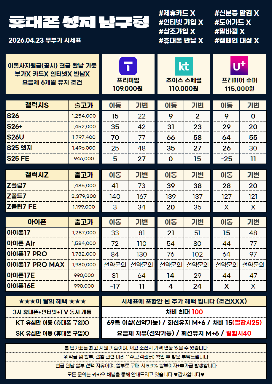 [울산] ★부가XXX보험XXX 특가★ 울산 성지 남구청 특가 시세표