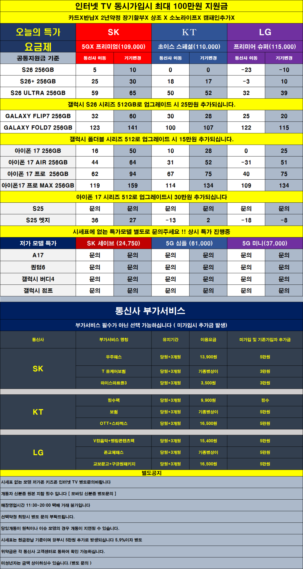 카드X반납X 고양시 투명하게 공개하는 100% 현금완납단가 [삼성감사페스티벌별도지급]