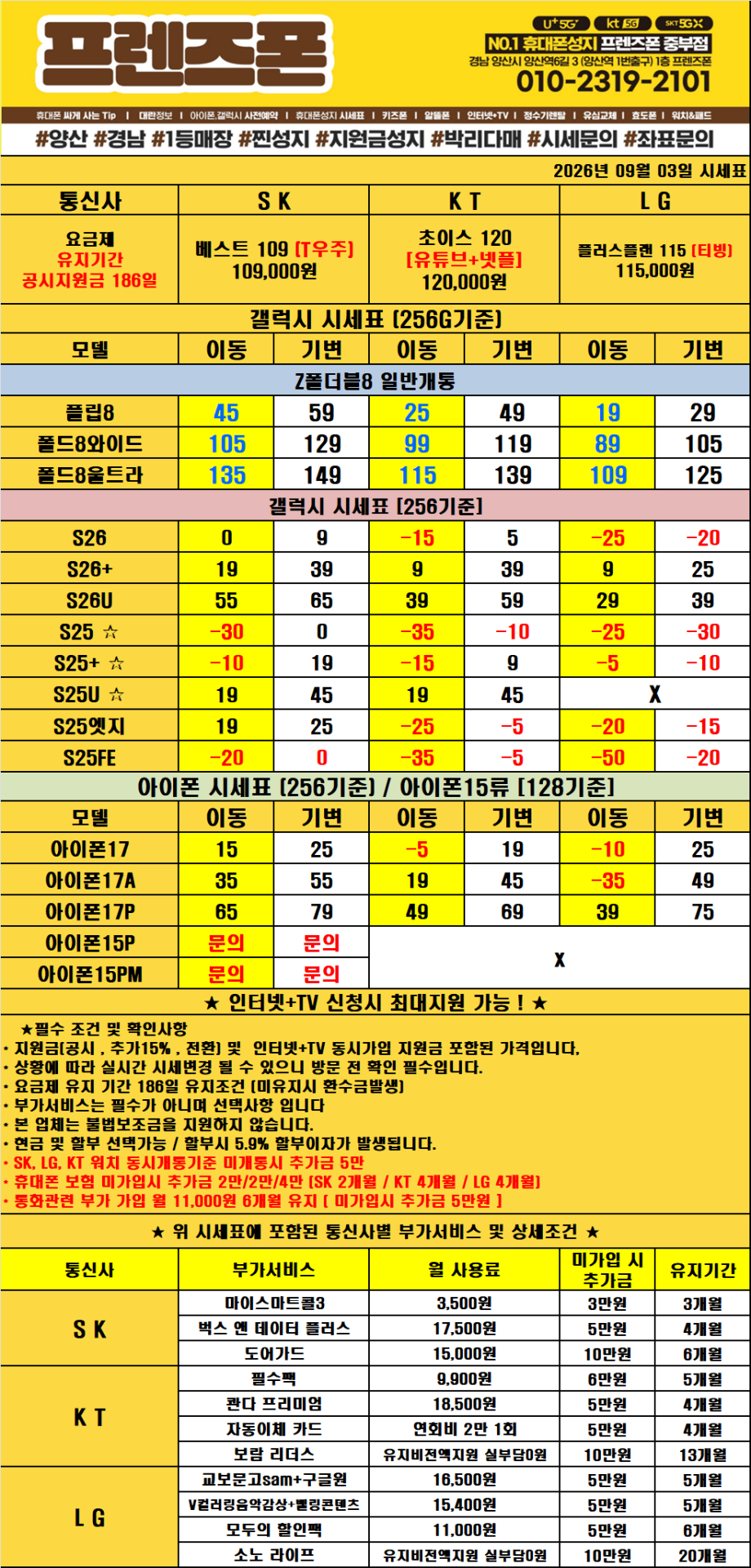 ●양산역 1번 출구● S26류//아이폰17류//폴더블8류 // 이가격이맞아요?? // 할부OK / 주차지원 OK // 기름값 아껴드립니다 // 발품 팔지말고 언능오세요 !! // 재고입고완료 // 고민하면 늦습니다 ㄱㄱㄱㄱㄱㄱㄱ